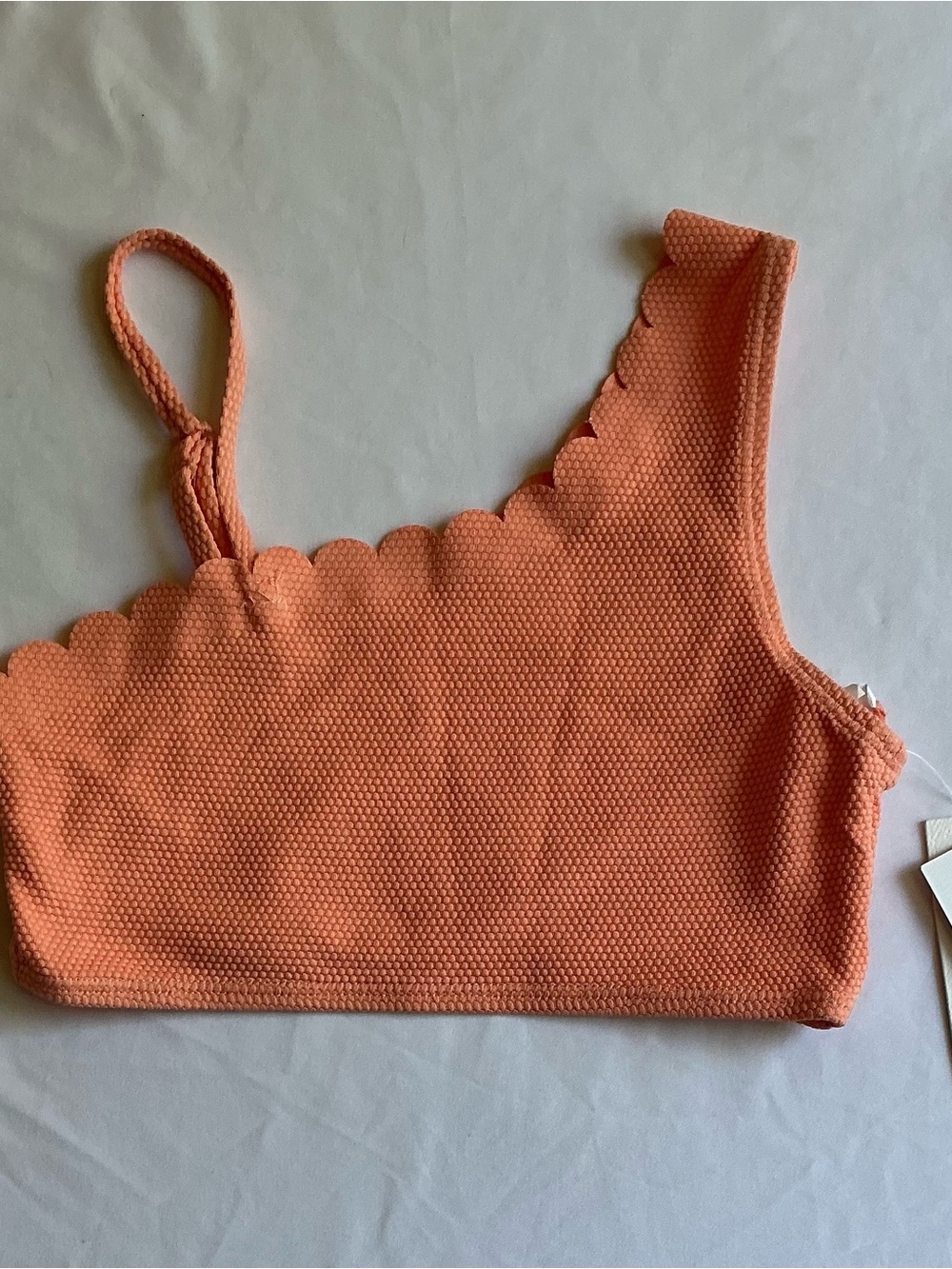 Jessica Simpson Peach One-Shoulder Tank Top